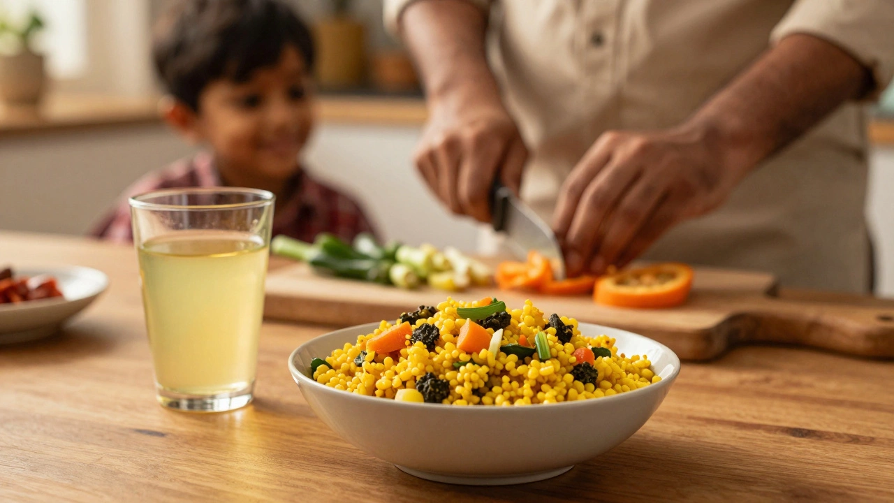 Healthy Indian meals prepared with care for a cancer patient